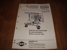 Kuhn Giro-Andaineur Gyrorake 924 2020 02 GA381GT GA381GM Spare Parts List
