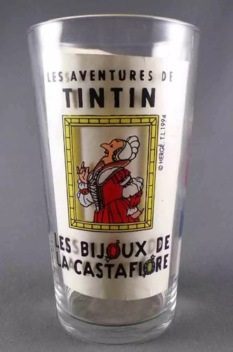 Tintin verre à moutarde - tintin,