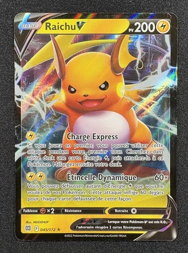 Carte pokémon raichu - :, v