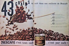 ADVERTISEMENT 1961 NESCAFÉ CAFÉ NESTLÉ IS THE LARGEST ROASTER IN EUROPE
