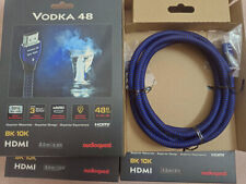 Audioquest VODKA 48 HDMI Cable,8k Ultra HD Video,48Gbps,10%Silver,1m-3m