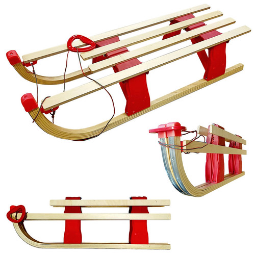 Luge enfant bois laqué - en,