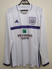 Anderlecht Away Shirt 2016 2017 Adidas Long Sleeve Jersey L/S Maillot Football L