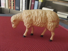 ++"535.2" PLASTIC SHEEP ADVERTISING "ROQUEFORT SOCIETY" ARTICULATED HEAD