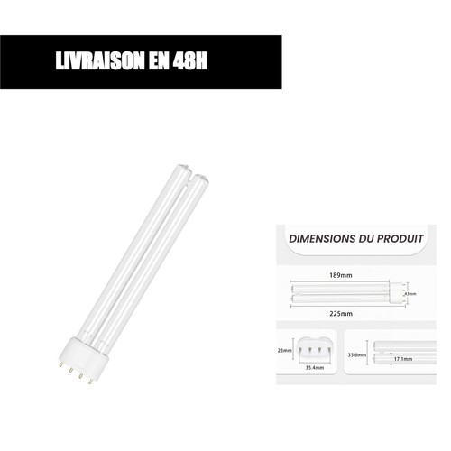 Lampe uvc 18w - 2g11, 4