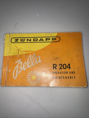Zundapp bella 204 operation - 204,