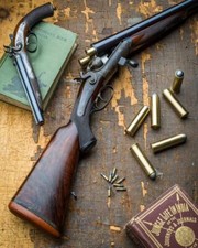 PLAQUE EN METAL  FUSIL ARME A