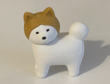 Chien Shiba inu Japon en gomme