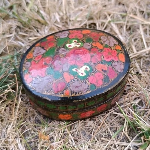 Boîte bijoux ovale - boîte, à