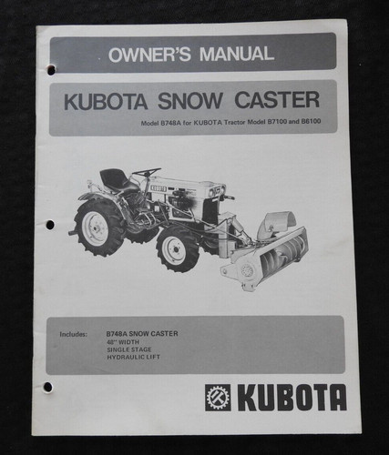 Kubota 6100 7100 tracteur - 6100,