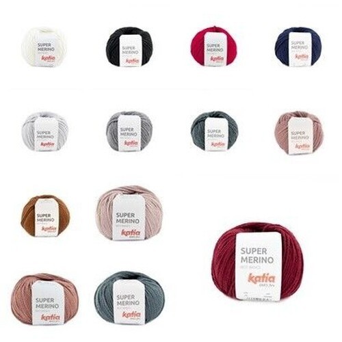 Katia laine super mérino 100g - super,