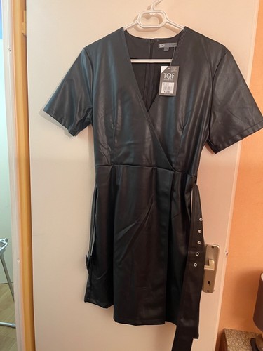 Robe simili cuir courte - , neuve