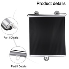 Store enrouleur pare-soleil occultant avec ventouses pour la protection de la vi