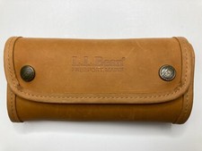 Vintage LL Bean Fly Fishing Wallet Leather Case Pouch - Made in USA