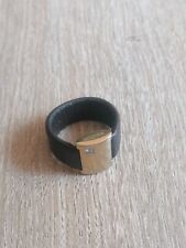 Swatch Bijoux : Anneau " Night Bague D'Humeur " Cuir 