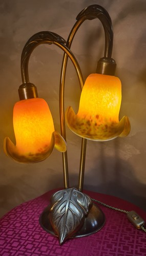 Grande lampe 1970 bronze - bronze, et