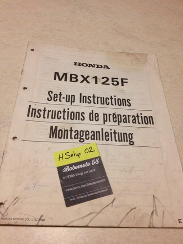 Honda mbx125f mbx125 mbx 125 - f,