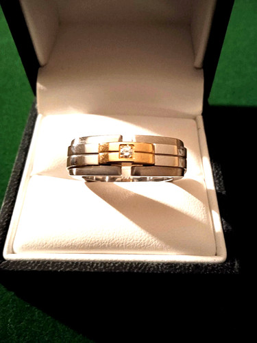 Bague homme poinçon - bague, 750