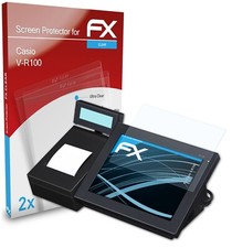 atFoliX 2x Film Protection d'écran pour Casio V-R100 Protecteur d'écran clair