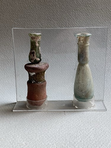 Fioles verre romain antique - 2,