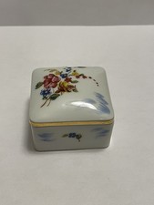 Vintage Antique Small Limoges France Floral Trinket Box