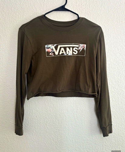 Vans green floral logo - logo, cropped