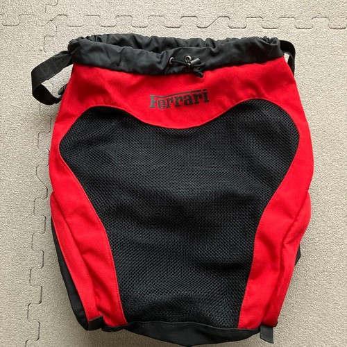 Sac dos ferrari rouge noir - sac,