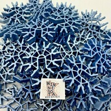 (200) K’NEX Metallic Blue