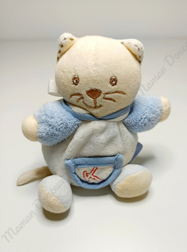 Peluche doudou chat - chat, boule
