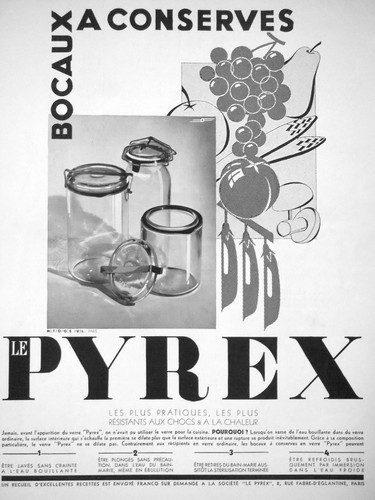 Publicité pyrex bocaux - publicitÉ,