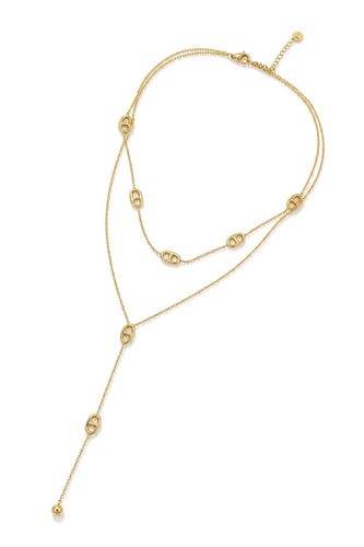 Collier double rang - double, maille