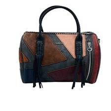 DESIGUAL Femme Multicolore Éco Cuir Vegan Sac À Main Sac À Épaule