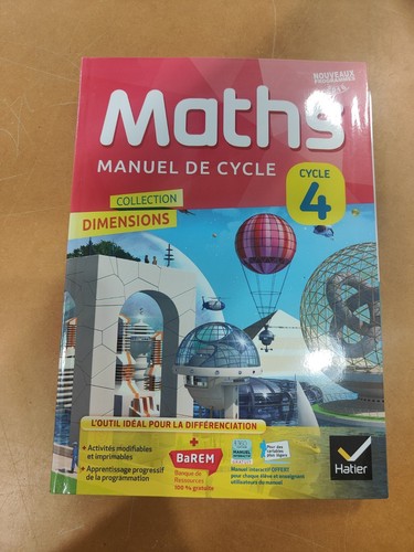 Maths manuel cycle - maths,
