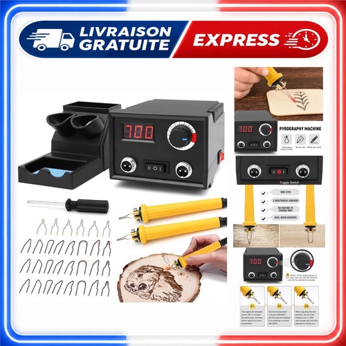 Kit pyrogravure bois - de, 60w