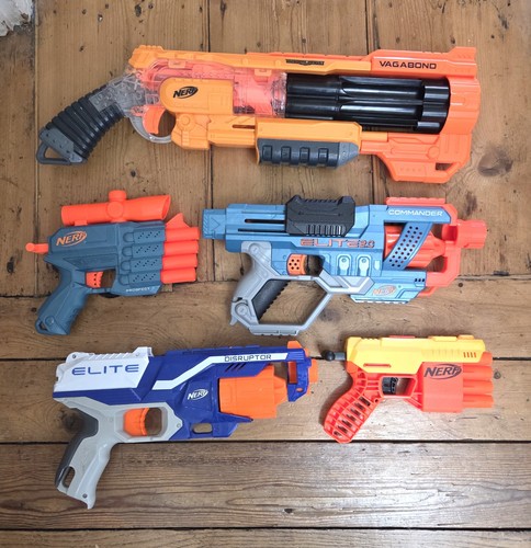 Lot 5 pistolets nerf - de,