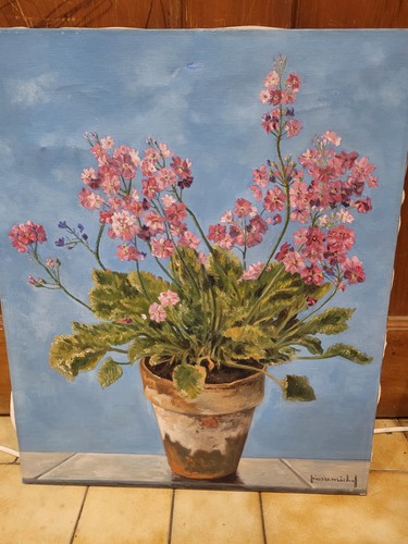 Ancien tableau huile - ancien, sur