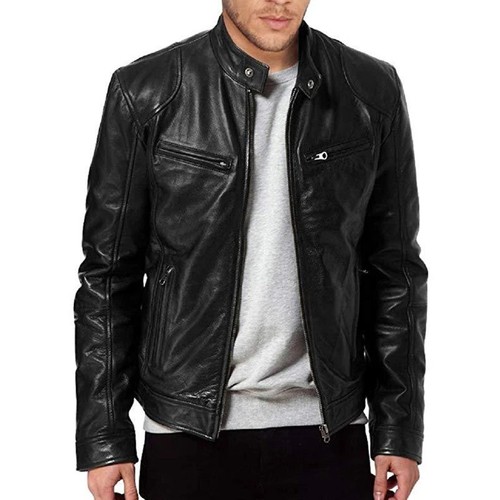 Vestes cuir homme - en,