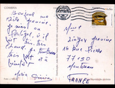 COIMBRA (PORTUGAL) RESIDENCES & TOUR / Beautiful BIRD Stamp