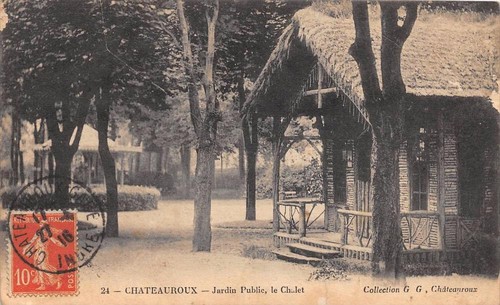 Cpa chateauroux jardin - cpa,