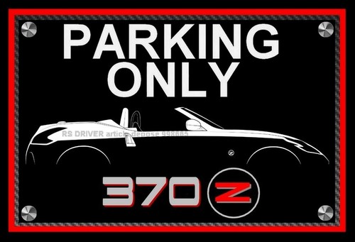 Plaque parking only - only, nissan