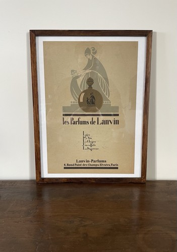 Affiche ancienne les parfums - affiche,