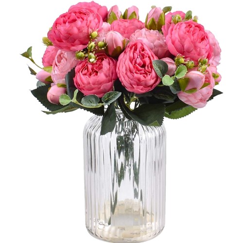 Pivoines artificielles soie - artificielles,