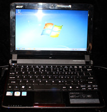 #1 Acer Aspire One Netbook -Intel(R) Atom(TM) CPU N450 1.66 GHz Fresh Windows 7