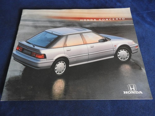 Catalogue honda concerto 1993 - honda,