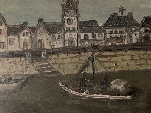 Très belle peinture 1950 - très,