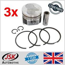 3x Piston & Segment Set pour