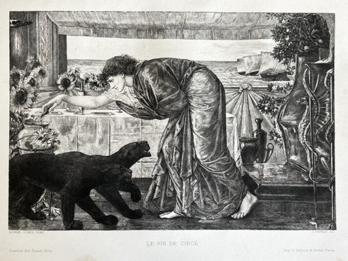 Burne jones gravure - jones, eau