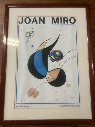 Joan miro affiche exposition - affiche,