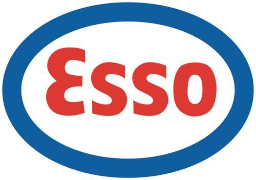 Esso gasoline main - main, sticker