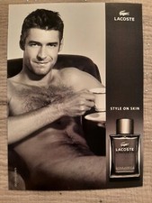 Perfume Paper Advertising. 2003 Lacoste Pour Homme ANG - Perfume Ad